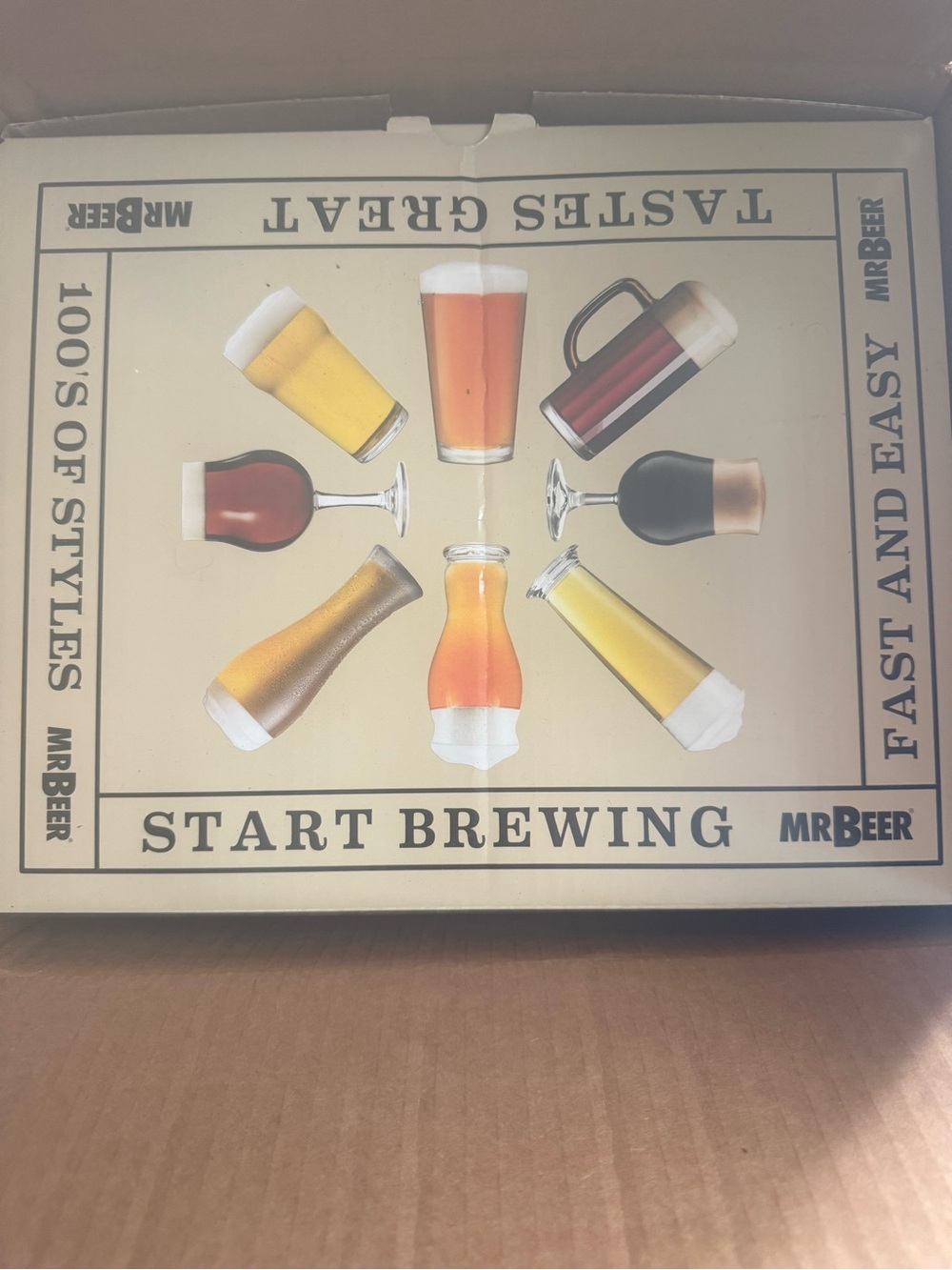 Brand new beer brewing set.